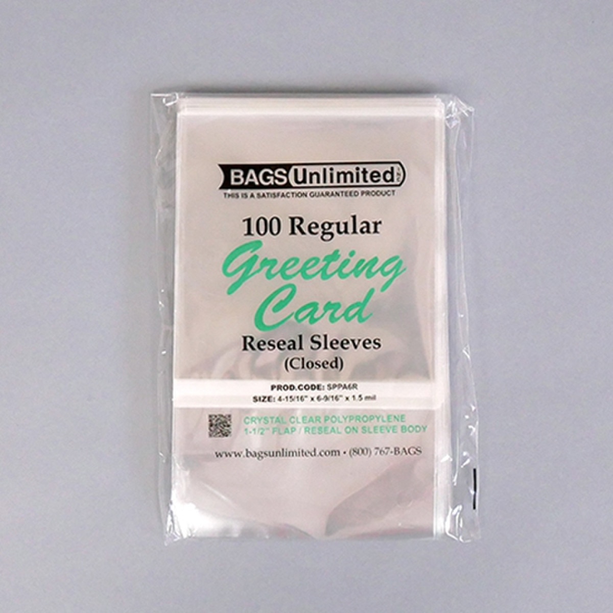 Clear Polypropylene Sleeves for Sin